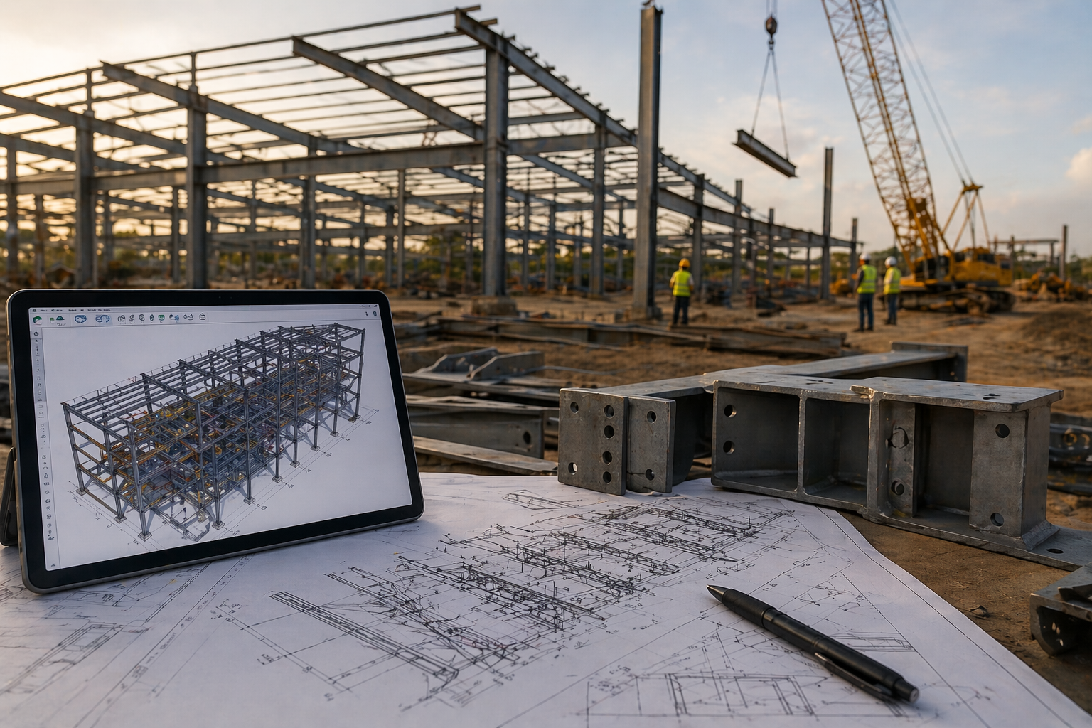 Steel detailing fabrication